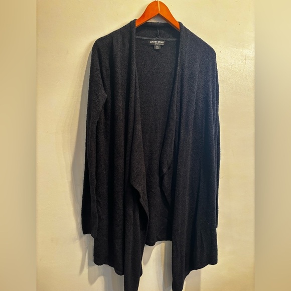 Barefoot Dreams Black Cardigan S/M warm cozy soft lounge comfort - Picture 12 of 14